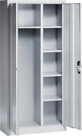 Flügeltürenschrank, 4 Fachböden, 1 Hutboden, 1 Kleiderstange