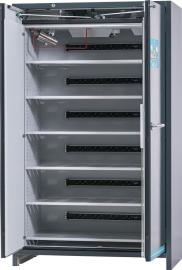 Sicherheitsschrank ION-ULTRA-90 RAL 7016 6x Steckdosenleiste 1x Bodenauffangwanne Produktbild