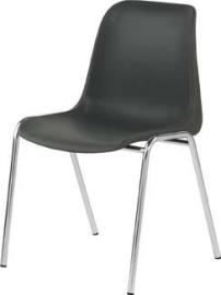 Kunststoffschalenstuhl schwarz Produktbild