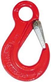 Ösenlasthaken mit Schmiedefalle GK 8