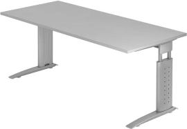 Schreibtisch US19 180x80 grau Produktbild