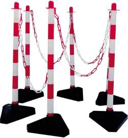 Kettenständer-Set aus Kunststoff, Ø 40 mm