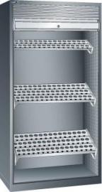 Rolladenschrank B1038xT691xH1950mm 54x27 E RAL 7035 ohne Werkzeughalter Produktbild