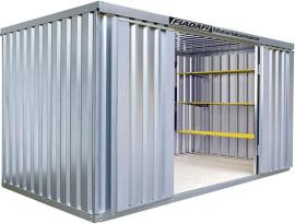 Materialcontainer, verzinkt