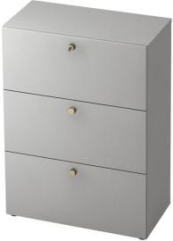 HR-Auszüge Profi Grau 3 OH, 80x42x110mm Produktbild