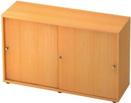 Schiebetürenschrank ProfiBuche, 120x40x74,8mm, 2OH Produktbild