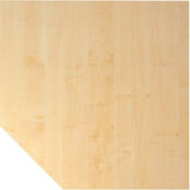 Trapezplatte mit Stützfuß, Schreibtisch-Serie H