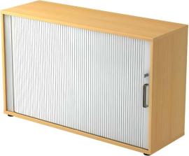 Rolladenschrank 120x40x74,8cm BucheSilber Produktbild