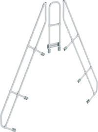 Zweiter Handlauf 60° zu Aluminium Überstieg, stationär