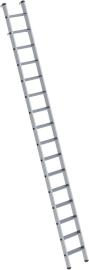 Alu-Regalleiter 16 Stufen, einhängbar Leiterlänge 4,19 m Arbeitshöhe bis 5,30 m Produktbild