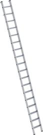 Alu-Regalleiter 18 Stufen, einhängbar Leiterlänge 4,69 m Arbeitshöhe bis 5,80 m Produktbild