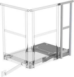 Erweiterungspodest, Stahl verzinkt