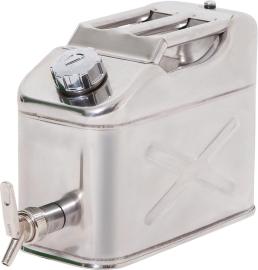 Kanister m. Abfüllhahn Edelstahl,10 Liter Produktbild