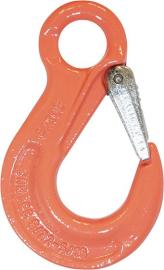 Ösenlasthaken mit Schmiedefalle GK 10