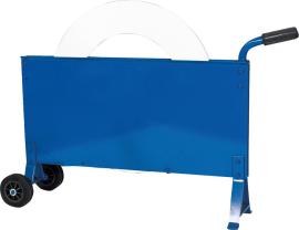 Abrollwagen für Stahlband, fahrbar
