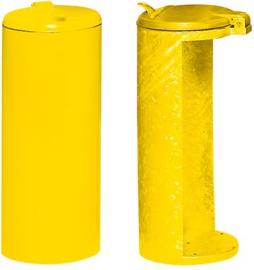 Abfallsammler, mit Kunststoffdeckel