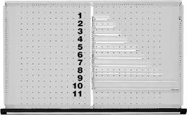 Längsteiler für FH 60mm für Schubladentiefe 600mm Produktbild