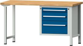 Kombi-Werkbank, Belastung 800 kg, 3 unterschiedliche Schubladen Produktbild