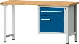Kombi-Werkbank, Belastung 800 kg, 1 Schubladen und 1 Tür Produktbild