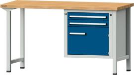Kombi-Werkbank, Belastung 800 kg, 2 Schubladen und 1 Tür Produktbild