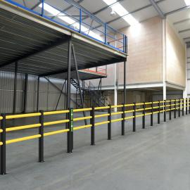 Endpfosten Echo für Schwingtür JULIET H1200xD110 mm schwarz Produktbild