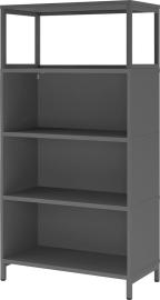 Regal FlexWall VFW48 B800xT400xH1532 mm 4 OH mit Sockel graphit Produktbild