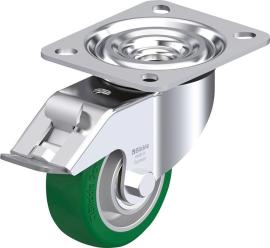Stahlblech-Lenkrolle mit Feststeller, Typ L-ALST Produktbild