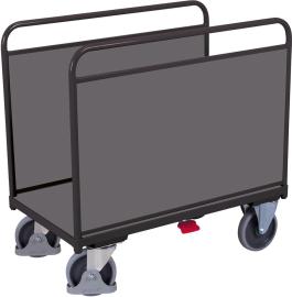 Langgutwagen Holzwände Ladefläche B540xT1060 mm RAL 7016 Tragkraft 500 kg Produktbild