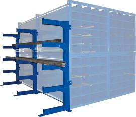 Kragarmregal Typ RWR für Wabenregal