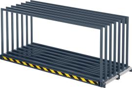 Vertikalregal RAL 7016 Blechformate 2500x1250mm Traglast/Fach 1500kg B1000xT2565xH1100mm Produktbild