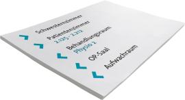 Papiereinlage für Wechselmodul System B