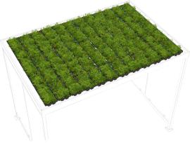 Dachbegrünung GreenPlus Premium zu Raucherunterstand Köln K3 Produktbild