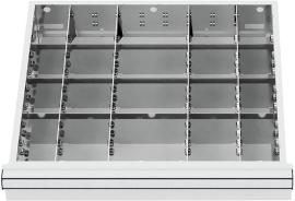Metalleinteilungen für Schublade 500 x 450 mm, TW bis 250 mm