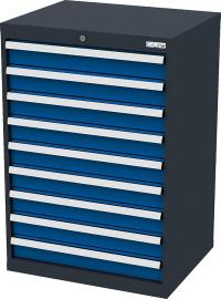 Schubladenschrank, 9 Schubladen, Breite 700 mm