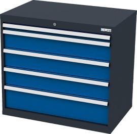 Schubladenschrank, 5 Schubladen, Breite 900 mm