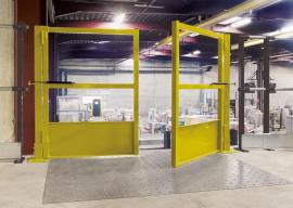 Palettentür für Lagerbühne