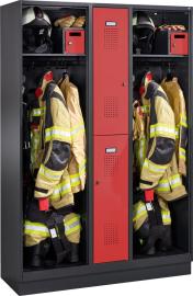 Feuerwehrgarderobenschränke
