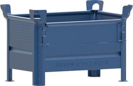 Stapelbehälter, normale Bauhöhe, mit 1/2 Klappe