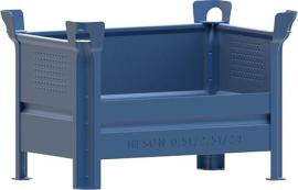 Stapelbehälter, normale Bauhöhe, 1 Längsseite halbhoch