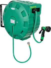 Schlauchaufroller 30 m Schlauch D 12 mm 1/2 Anschluss, 6 bar Wasser 60°C Produktbild