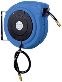 Schlauchaufroller 15 m Hybridschlauch D 6mm 1/4 Anschluss, 20 bar Wasser 60°C/Luft Produktbild