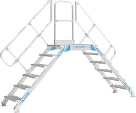 Überstieg 45°, mit 600 mm Plattform