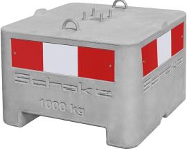 Warnschildzeichen für Beton-Aufstellvorrichtung