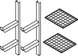 Gitterrostregal für Außenlager SAFE MASTER®