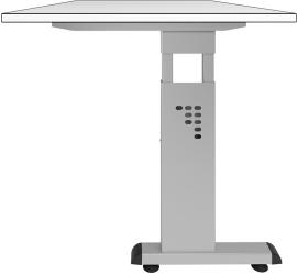 Füße, verkürzt, Schreibtisch-Serie O