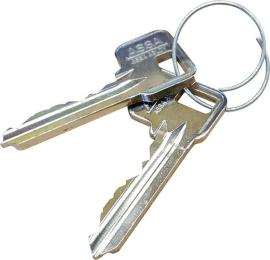 Kassierschlüssel für Kunststoff-Schließfächer