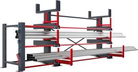 Roll-Aus-Regal Typ RRA-E, einseitig