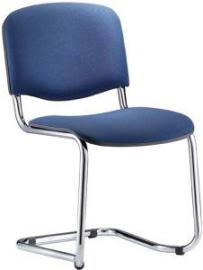 Bes.-stuhl ISO swing chrom/blau Produktbild