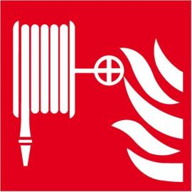 Brandschutzschild, Löschschlauch