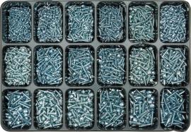 Blechschrauben-Sortiment Nr. 8, DIN 7981, verzinkt